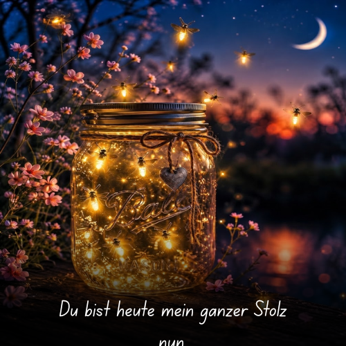 Du bist heute mein ganzer Stolz nun