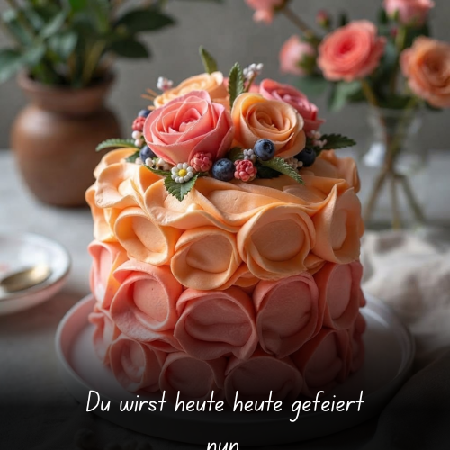 Du wirst heute heute gefeiert nun
