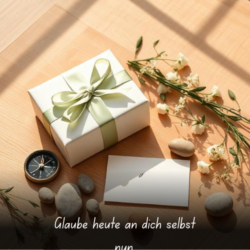Glaube heute an dich selbst nun