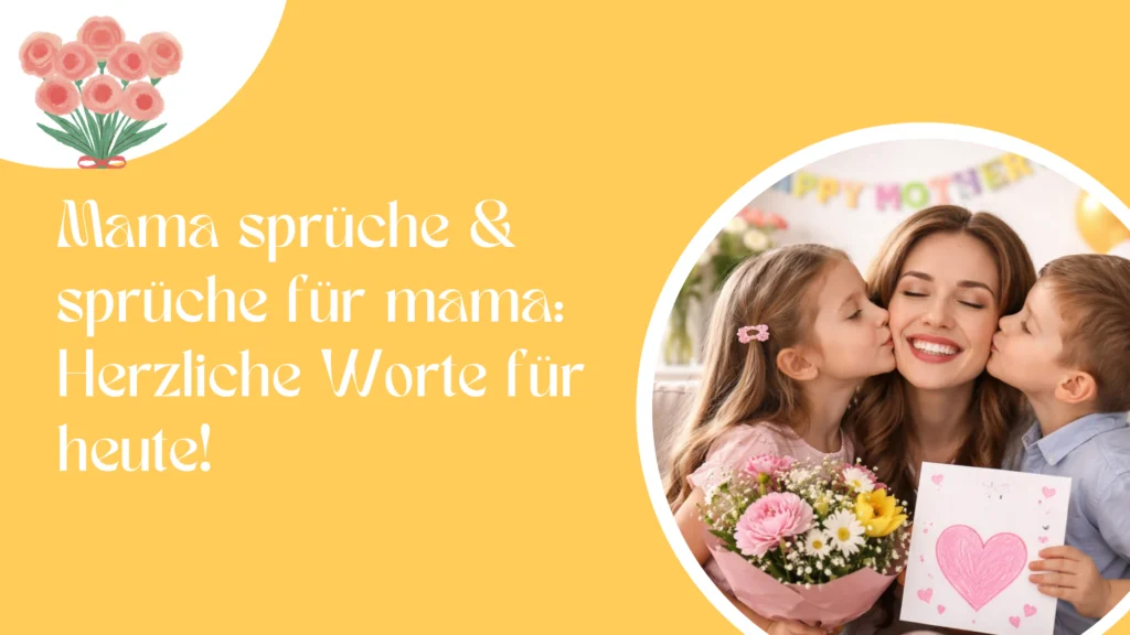 Mama sprüche & sprüche für mama: Herzliche Worte für heute!