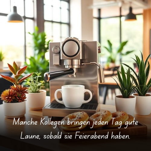 Manche Kollegen bringen jeden Tag gute Laune, sobald sie Feierabend haben