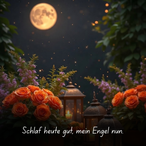 Schlaf heute gut, mein Engel nun