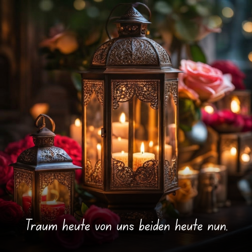 Träum heute von uns beiden heute nun