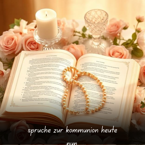 sprüche zur kommunion heute nun