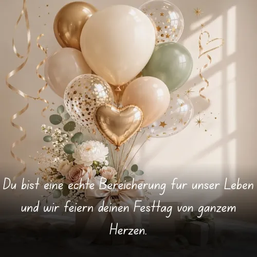 You are a true blessing in our lives and we celebrate your special day with all our hearts.
