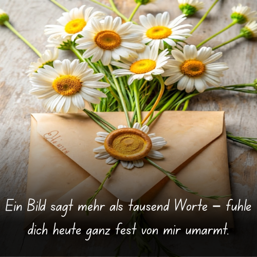 Ein Bild sagt mehr als tausend Worte – fühle dich heute ganz fest von mir umarmt
