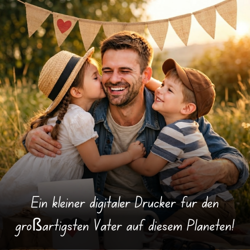 Ein kleiner digitaler Drücker für den großartigsten Vater auf diesem Planeten!