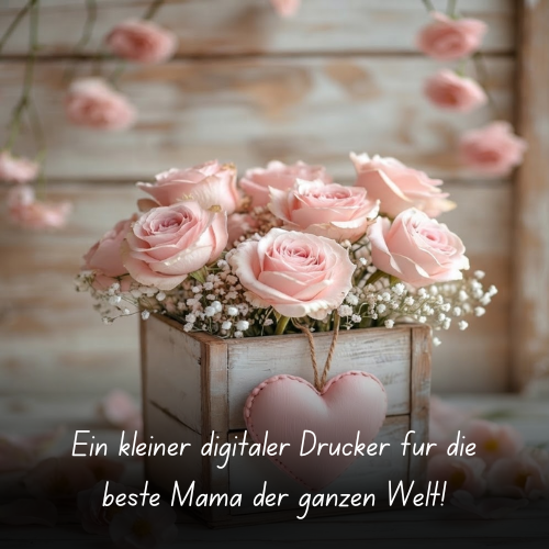 Ein kleiner digitaler Drücker für die beste Mama der ganzen Welt!