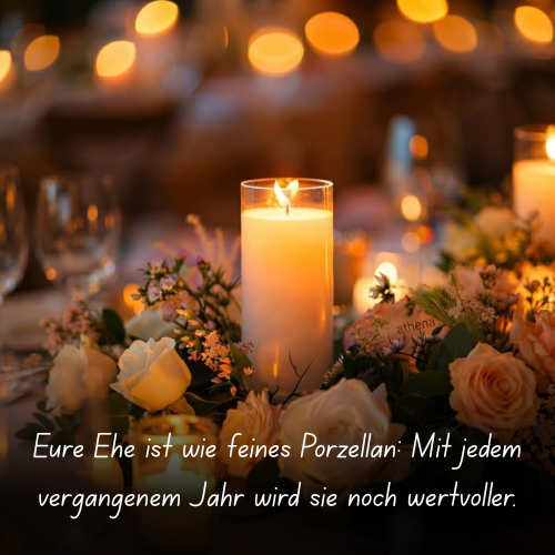 Eure Ehe ist wie feines Porzellan_ Mit jedem vergangenem Jahr wird sie noch wertvoller