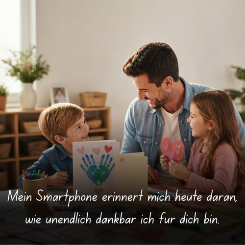 Mein Smartphone erinnert mich heute daran, wie unendlich dankbar ich für dich bin