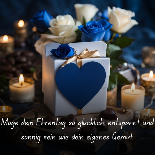 Möge dein Ehrentag so glücklich, entspannt und sonnig sein wie dein eigenes Gemüt