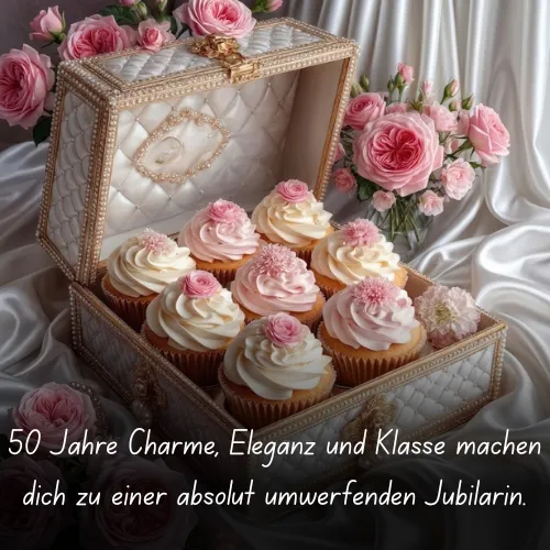 50 years of charm, elegance and class make you an absolutely stunning birthday girl.