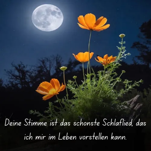 Your voice is the most beautiful lullaby I can imagine in my life.