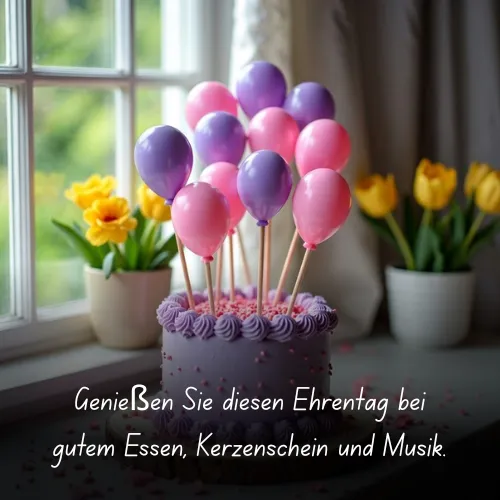 Enjoy this special day with good food, candlelight and music.
