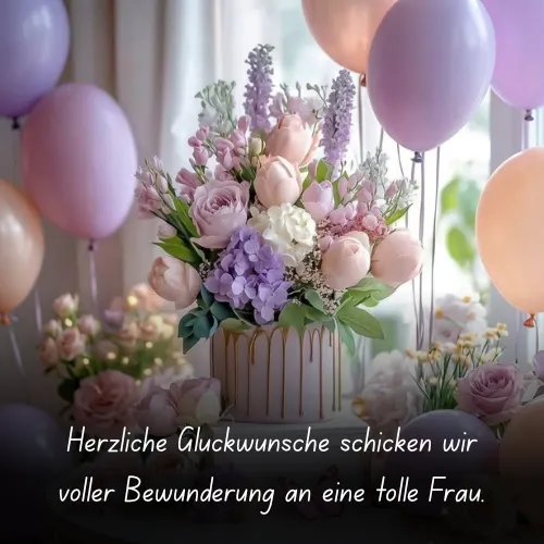 We send our warmest congratulations and admiration to a wonderful woman.