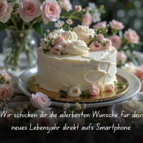 We're sending you our very best wishes for your new year of life directly to your smartphone.